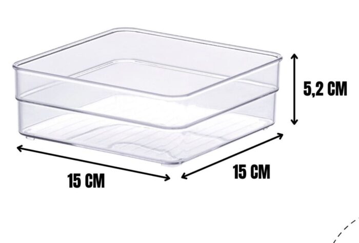 Organizador Diamond 15x15x5,2cm - Imagem 1