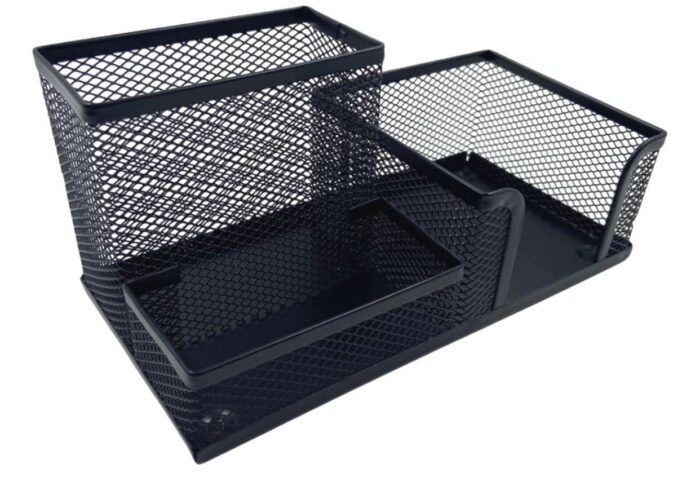 Organizador de Mesa Aramado Porta Canetas Lápis Clips - Imagem 1