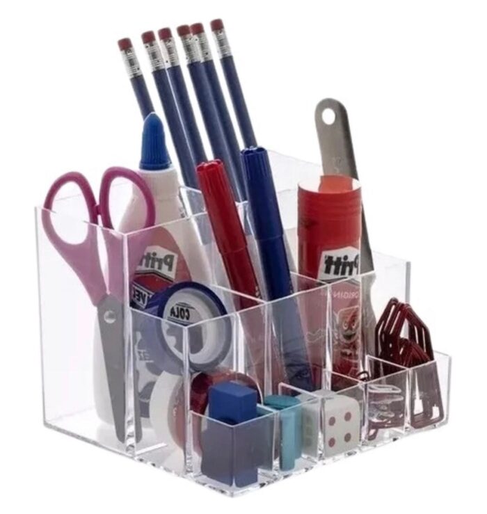 Organizador Elegance Com Divisórias 15x13x11cm - Imagem 3