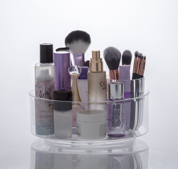 Organizador De Cosméticos Redondo Giratório 23x9cm - Imagem 5