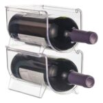 Suporte Organizador Para Garrafa De Vinho Empilhável - Imagem 3