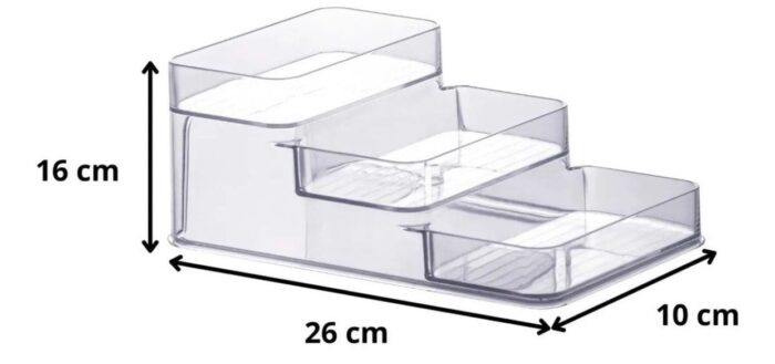 Organizador Multiuso Triplo - Imagem 1