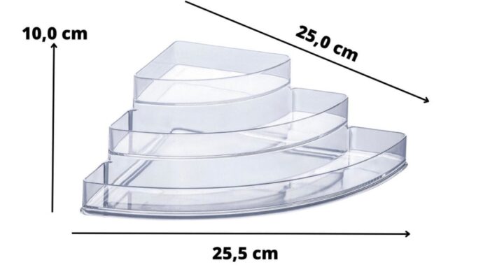 Organizador Diamond De Canto Triplo - Imagem 1