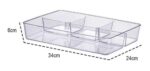 Organizador Diamond Com Divisória 34X24X6cm
