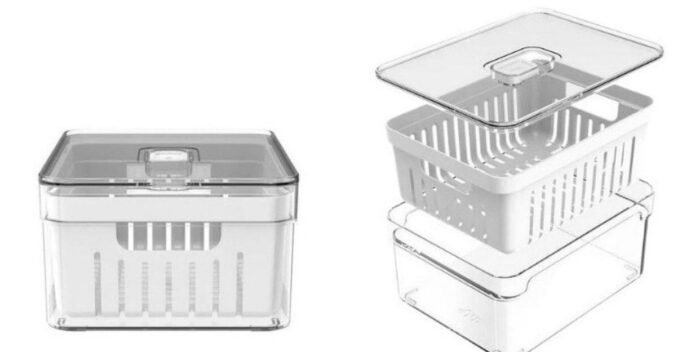 Organizador 2,2L Fresh Com Cesto Ou - Imagem 1