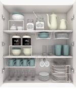 Organizador Aramado Quadrado para Pratos Preto - Imagem 6