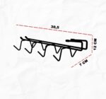 Organizador Porta Xícaras Preto - Imagem 6