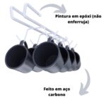 Organizador Porta Xícaras Branco - Imagem 3