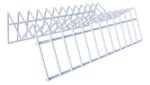 Organizador Aramado Para Pratos Vertical Branco - Imagem 2