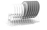 Organizador Aramado Para Pratos Vertical Branco