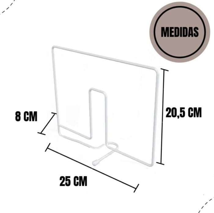 Separador De Tampas e Travessas Branco - Imagem 4