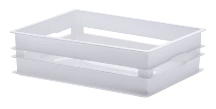 Caixote Baixo Branco 19x14x5,5cm - Imagem 1