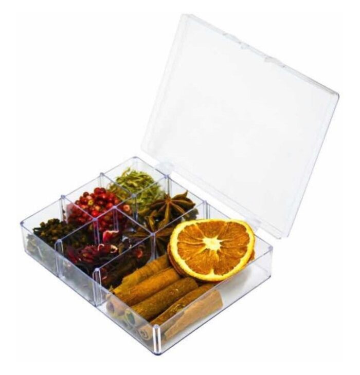 Mini Organizador Com Divisórias/Caixa De Especiarias - Imagem 4
