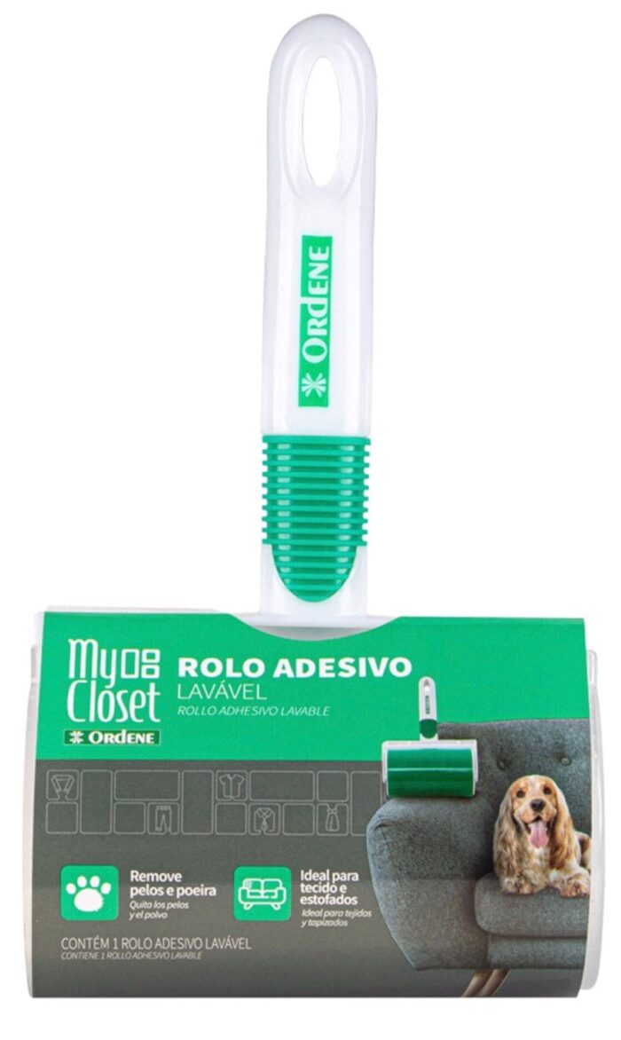 Rolo Adesivo Lavável Tira Pelos E Pó OrdeneA - Imagem 1