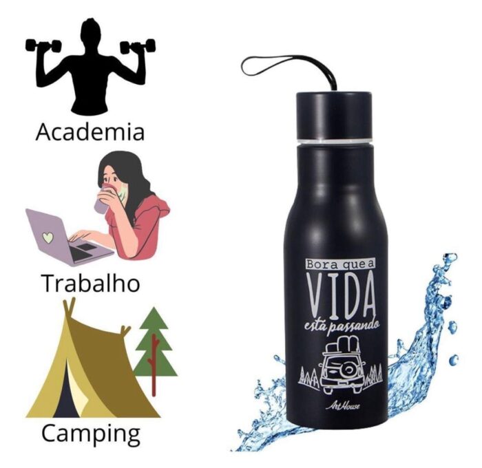 Garrafa Isotérmica 420ml Quente Frio - Imagem 2
