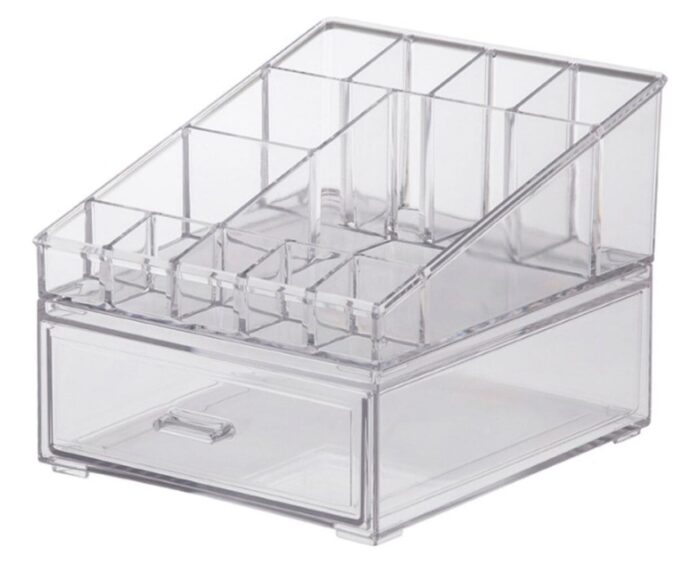 kit Organizador De Cosméticos 18,5x16,5x14,5cm - Imagem 2