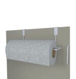 Suporte Papel Toalha Para Porta Branco