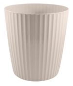 Vaso Groove Branco Grande