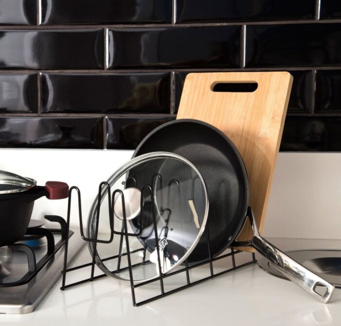 Organizador Aramado Para Tampas/Formas e Marinex Preto - Imagem 4