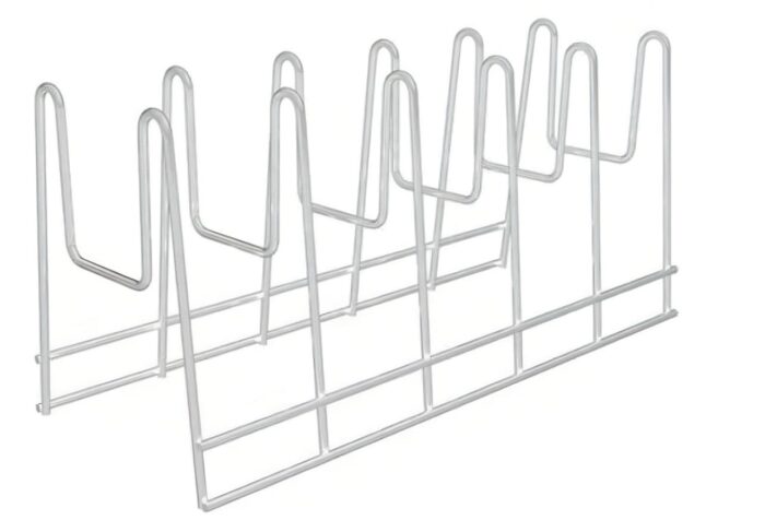 Organizador Aramado Para Tampas/Formas e Marinex Branco - Imagem 2