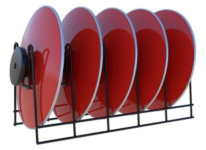 Organizador Aramado Para Tampas/Formas e Marinex Preto - Imagem 5