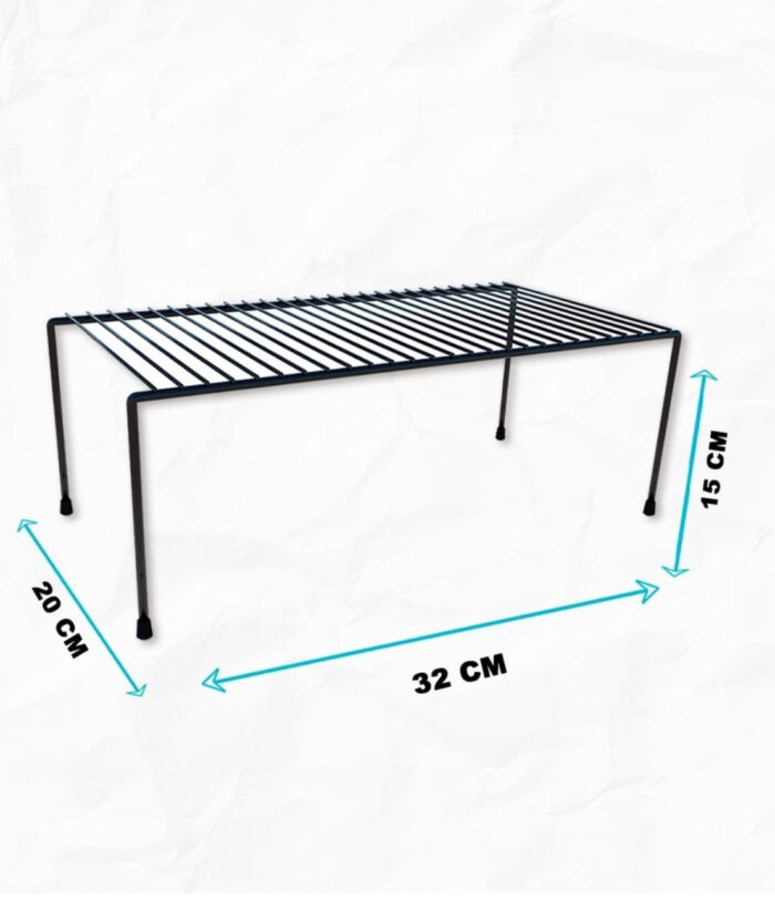 Organizador Aramado Médio Para Armário Preto - Imagem 3