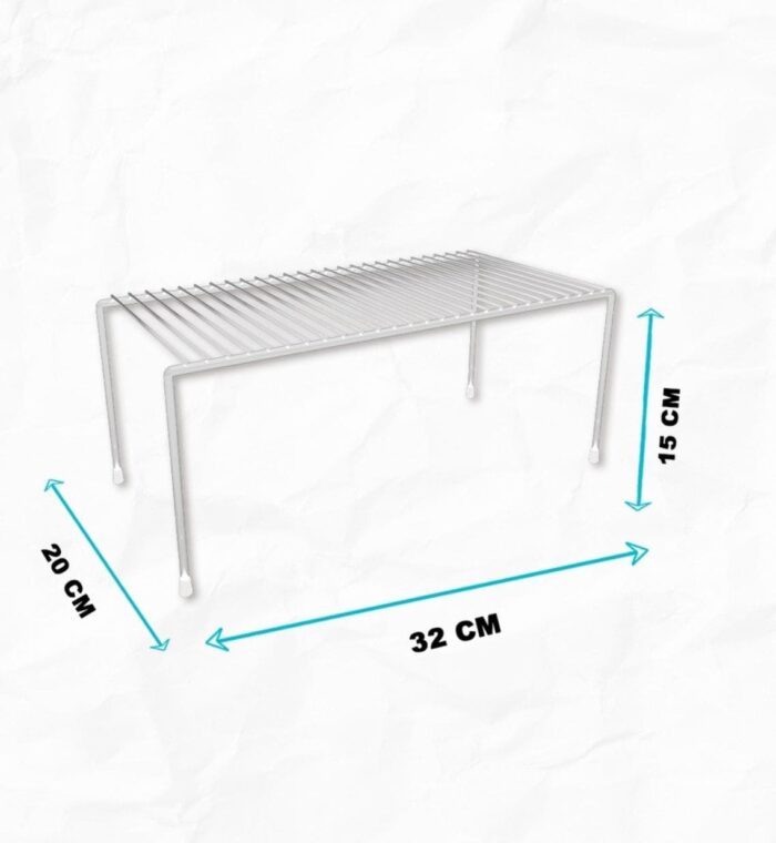 Organizador Aramado Médio Para Armário Branco - Imagem 5