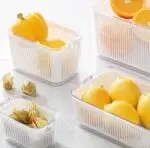 Pote Hermético Slim Com Cesto Escorredor 1.780ml - Imagem 3