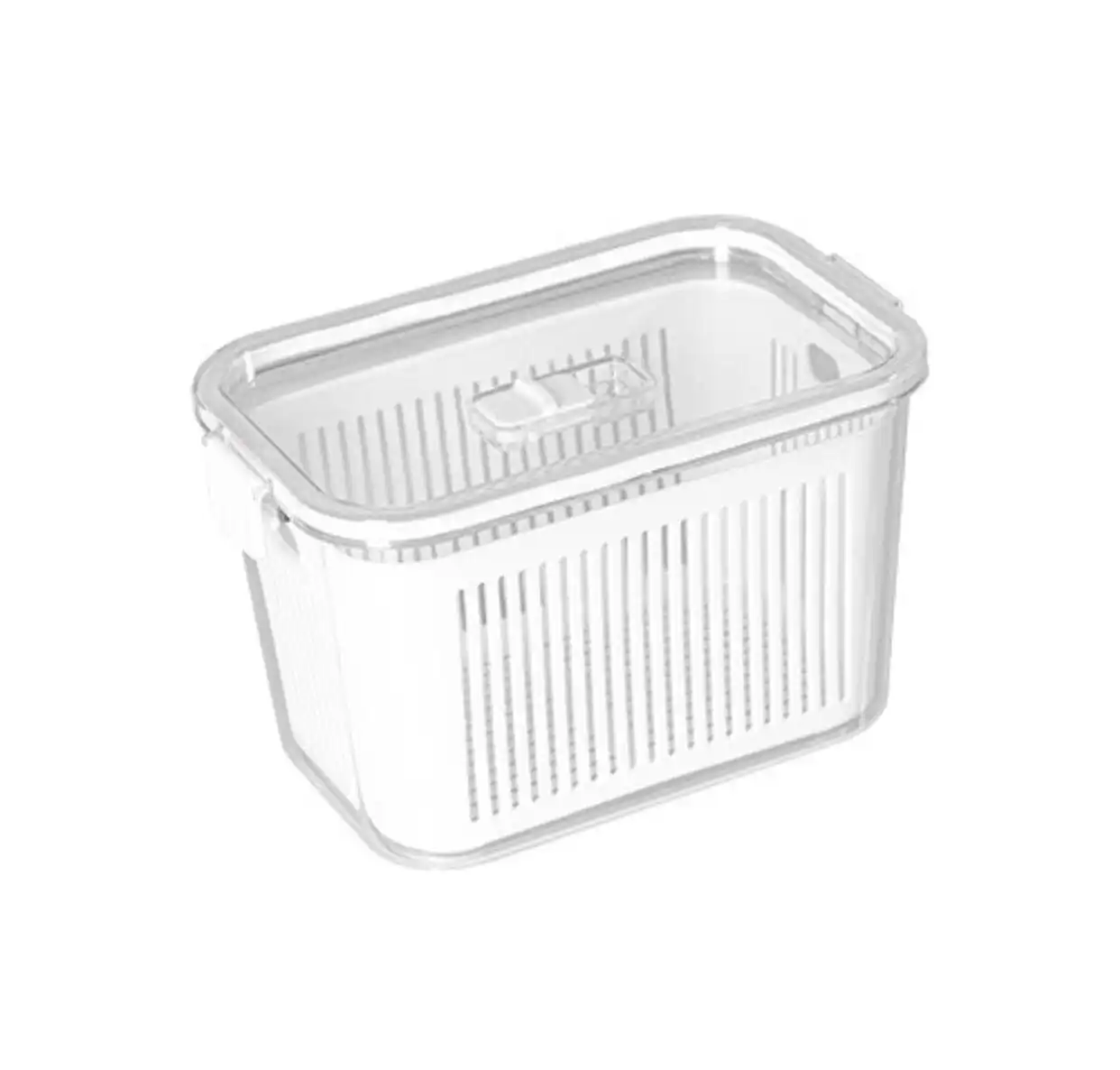 WhatsApp Image 2023-09-19 at 16.05.27 (1) (1) Pote Hermético Slim Com Cesto Escorredor 1.780ml - Imagem 1