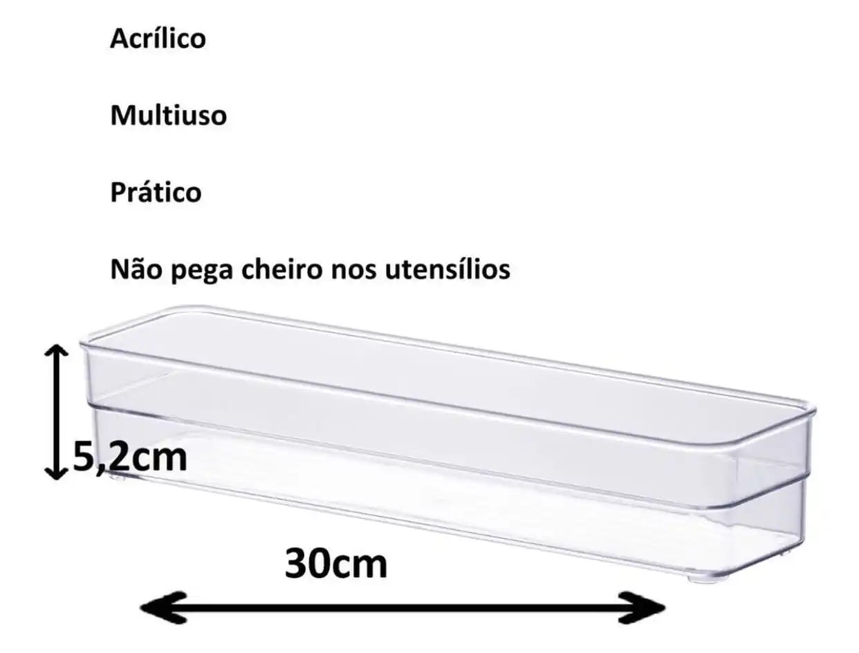 Organizador Diamond 30x7,5x5,2cm - Imagem 1