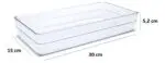 Organizador Diamond 30x15x5,2cm