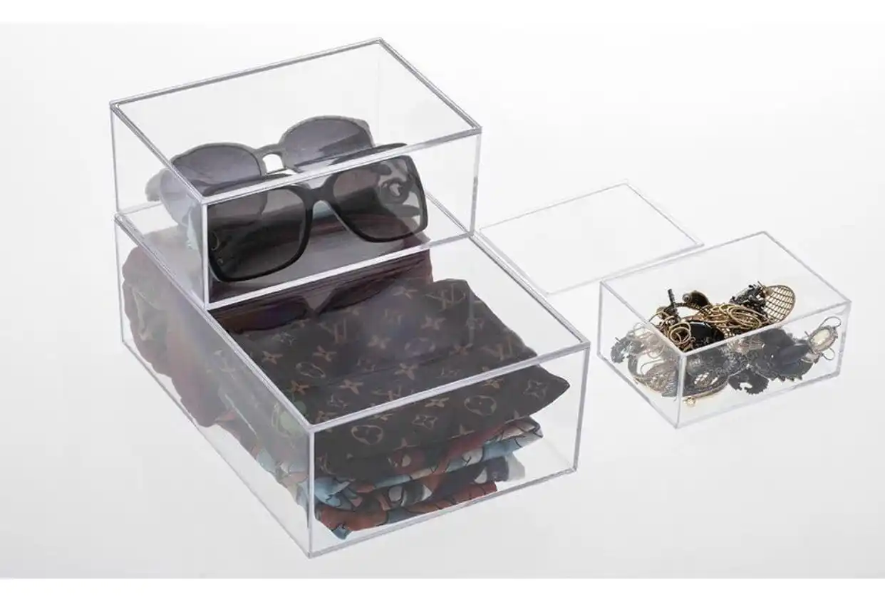 Caixa Organizadora Elegance Com Tampa 16,5x11x7cm - Imagem 4