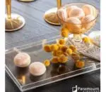 Bandeja De Acrílico Preta 25x17x2cm - Imagem 2