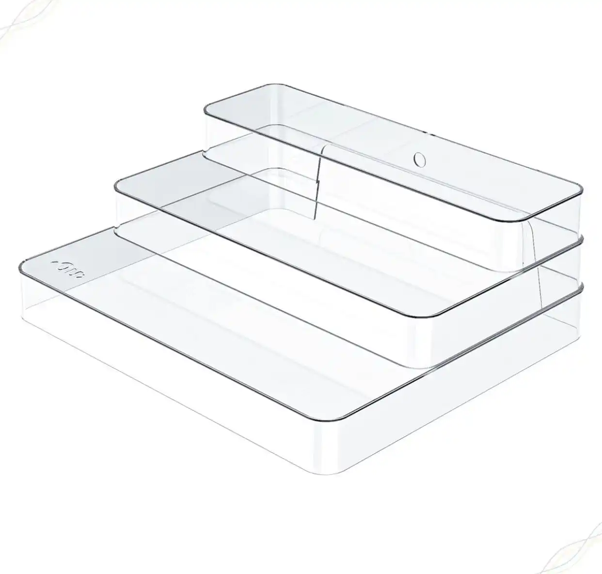 WhatsApp Image 2023-09-22 at 13.40.35 (1) (1) Organizador Multinível Clear 25x29x10,3cm - Imagem 1
