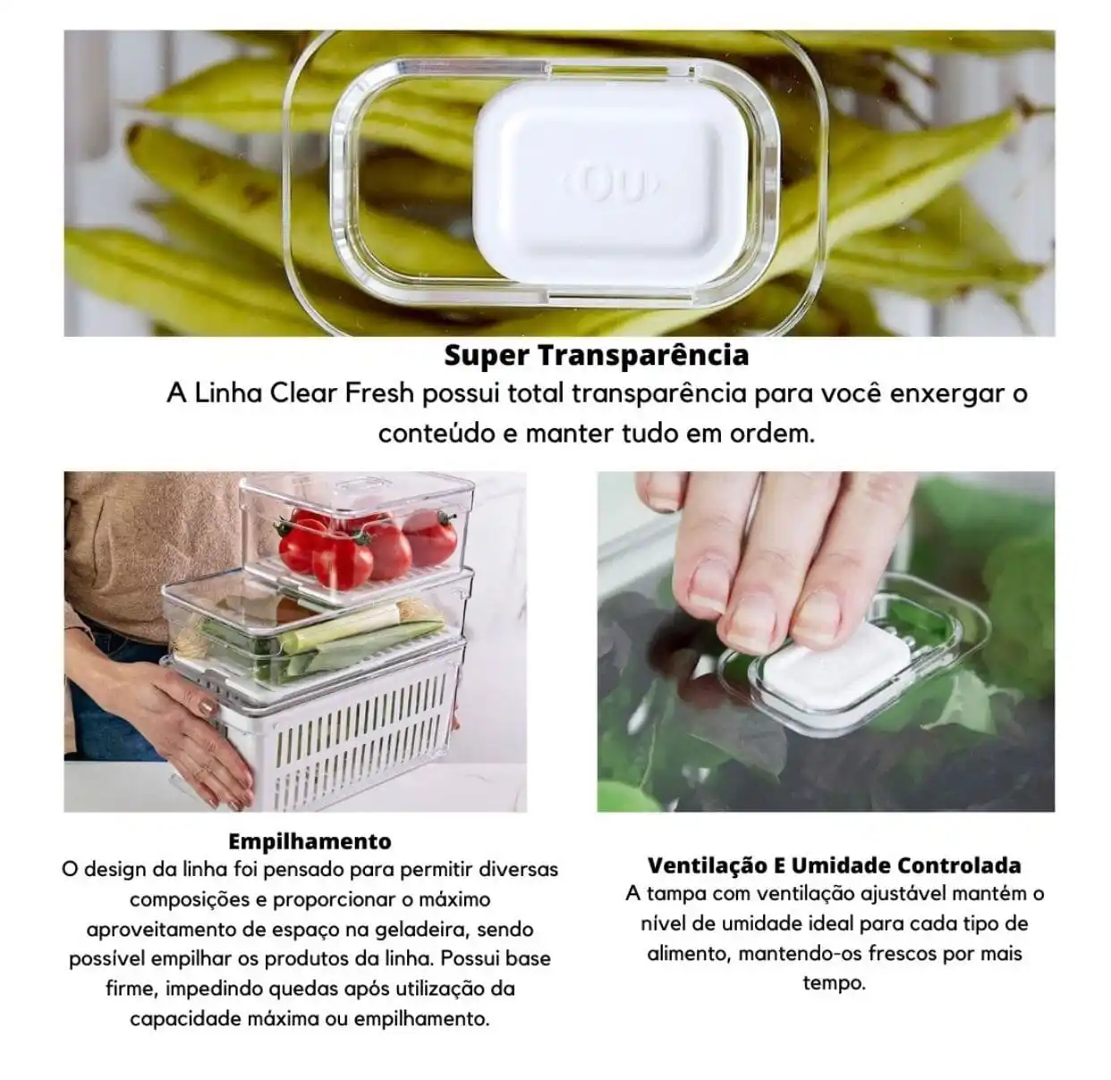 Organizador 2,2L Fresh  Ou - Imagem 5