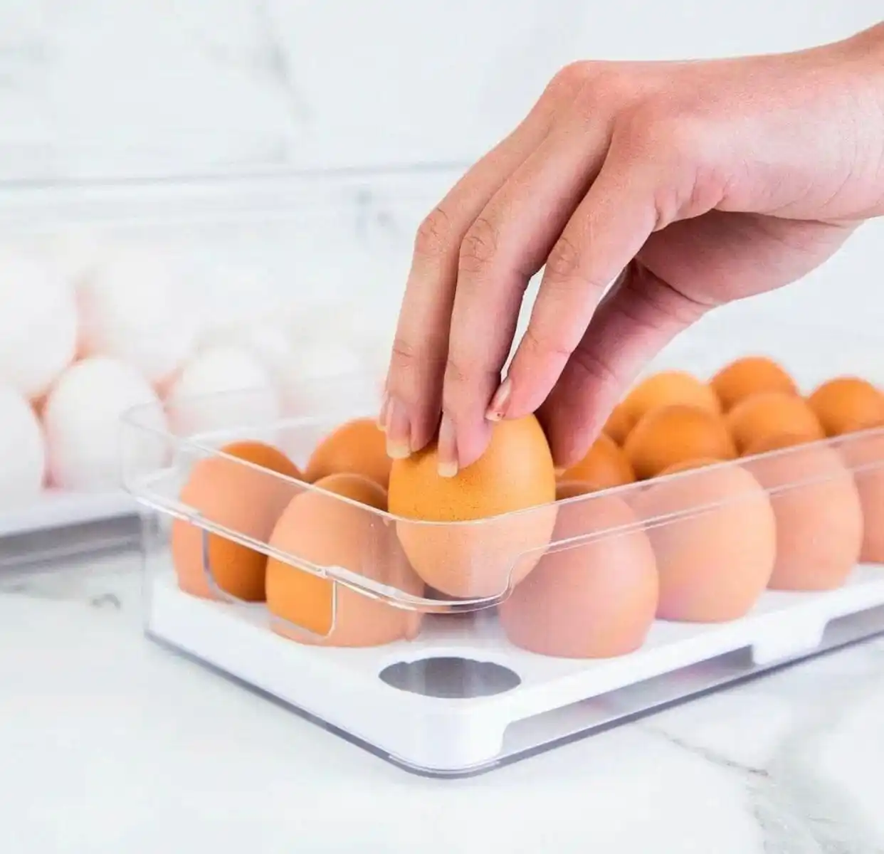 Organizador Clear Fresh Para 18 Ovos - Imagem 4