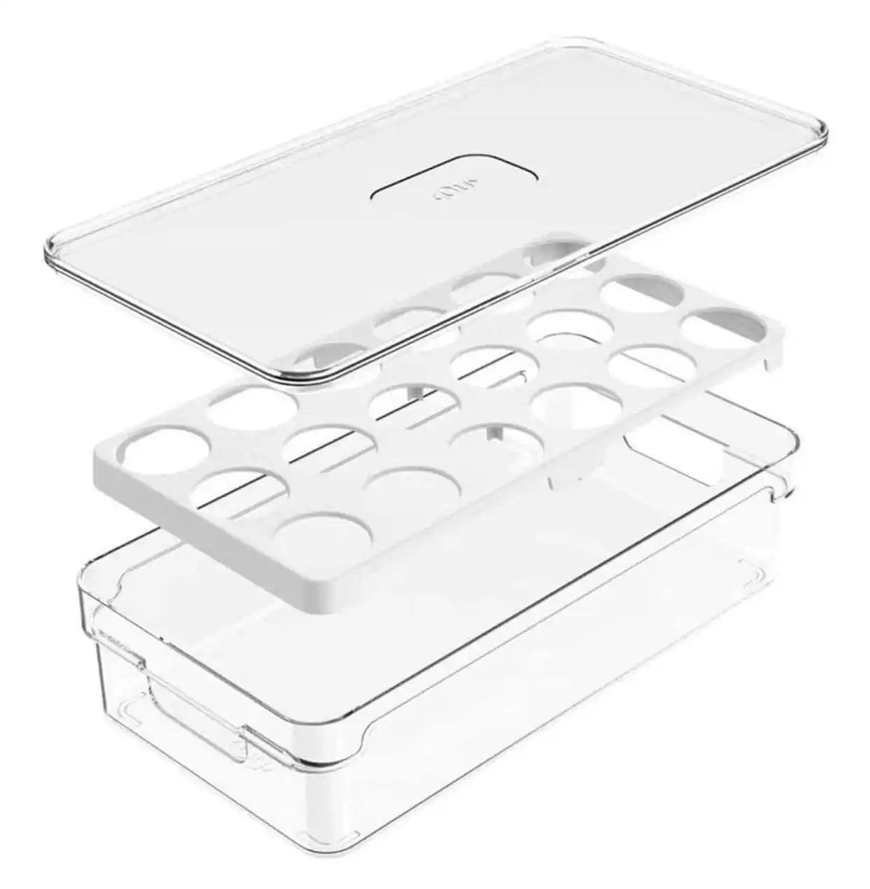 Organizador Clear Fresh Para 18 Ovos - Imagem 2
