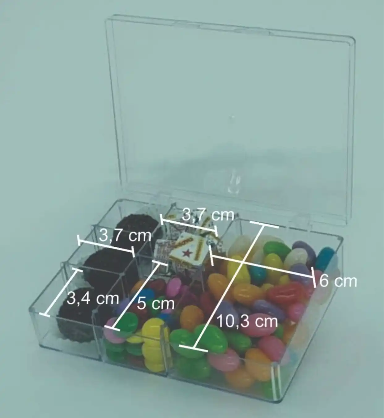 Mini Organizador Com Divisórias/Caixa De Especiarias - Imagem 5