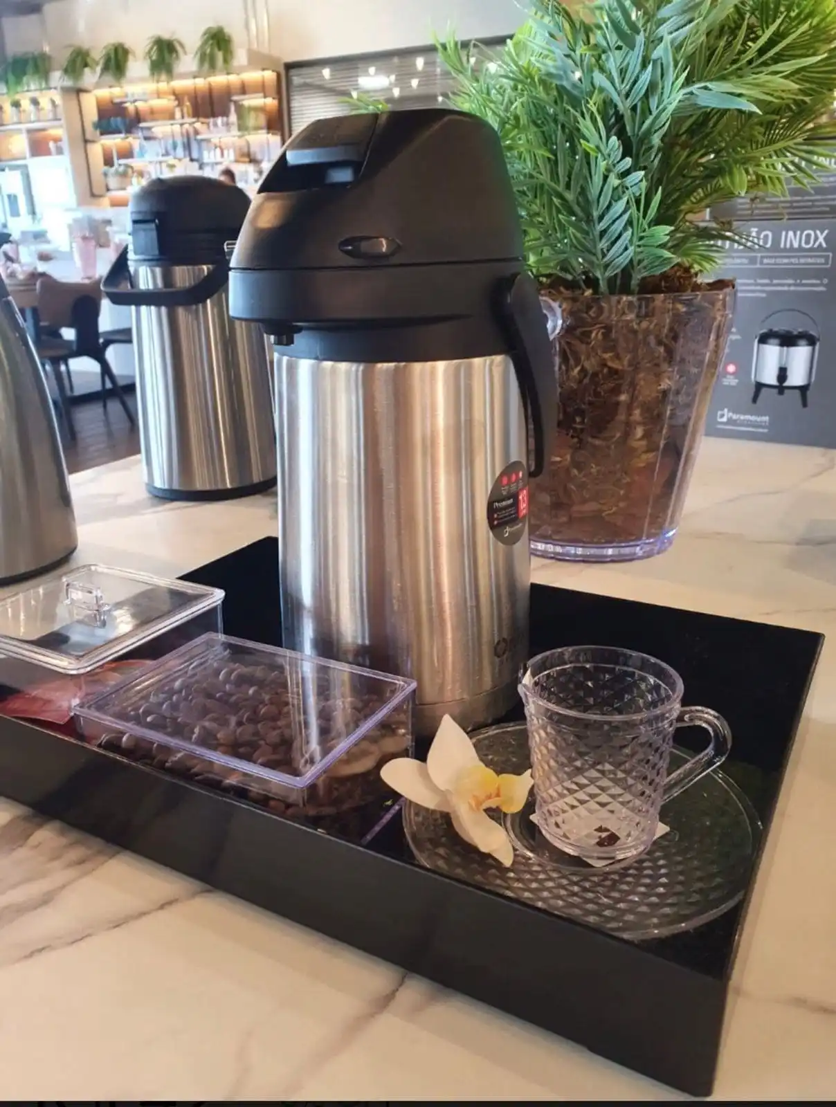 Bandeja De Acrílico Preta 34,5x25x4,7cm - Imagem 3