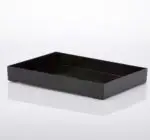 Bandeja De Acrílico Preta 34,5x25x4,7cm