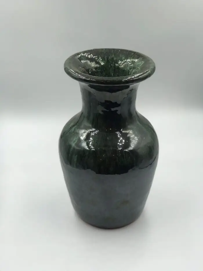 Vaso Boliche Esmaltado Verde - Imagem 1