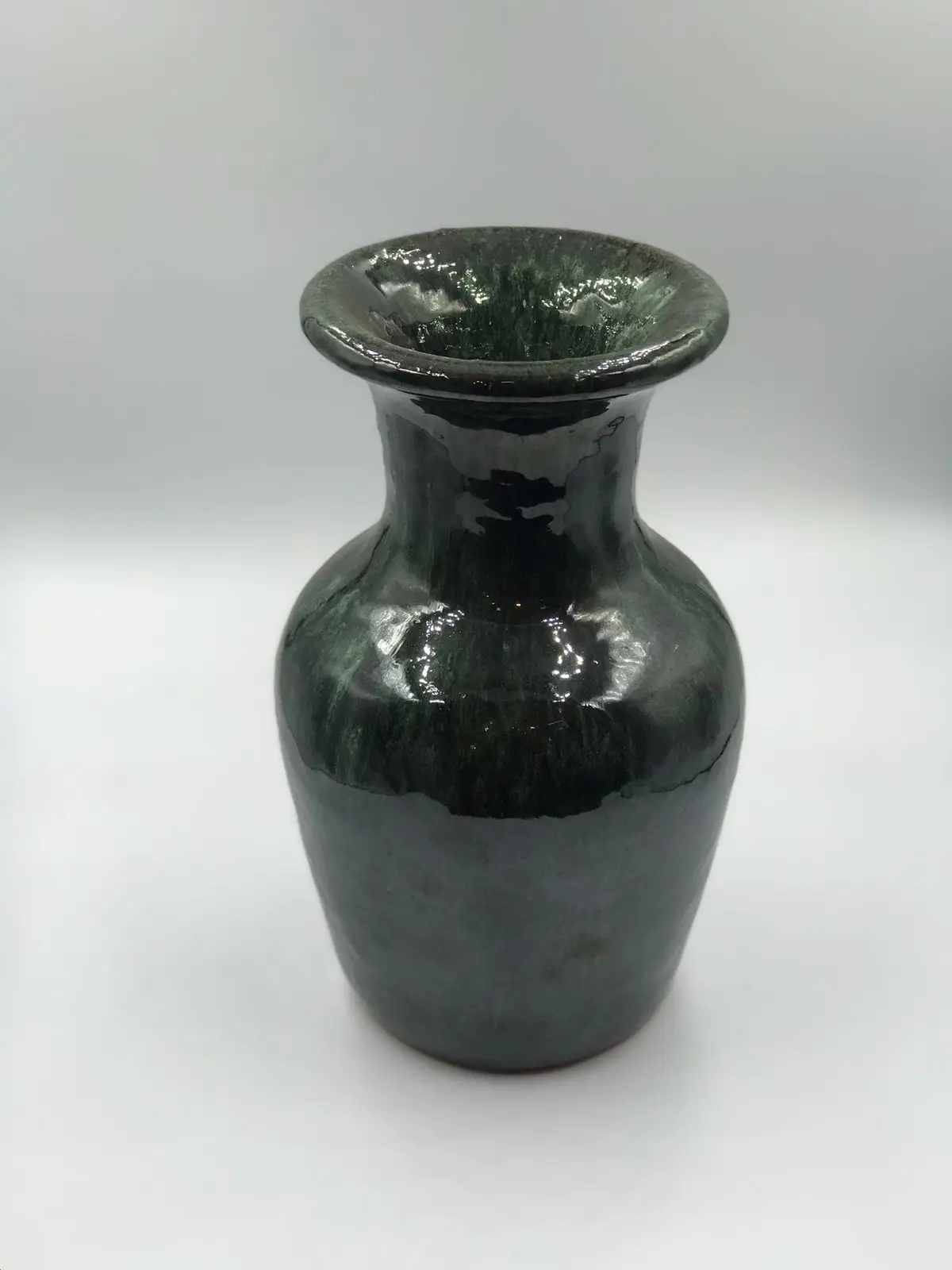 WhatsApp Image 2023-10-28 at 09.51.22 Vaso Boliche Esmaltado Verde - Imagem 1