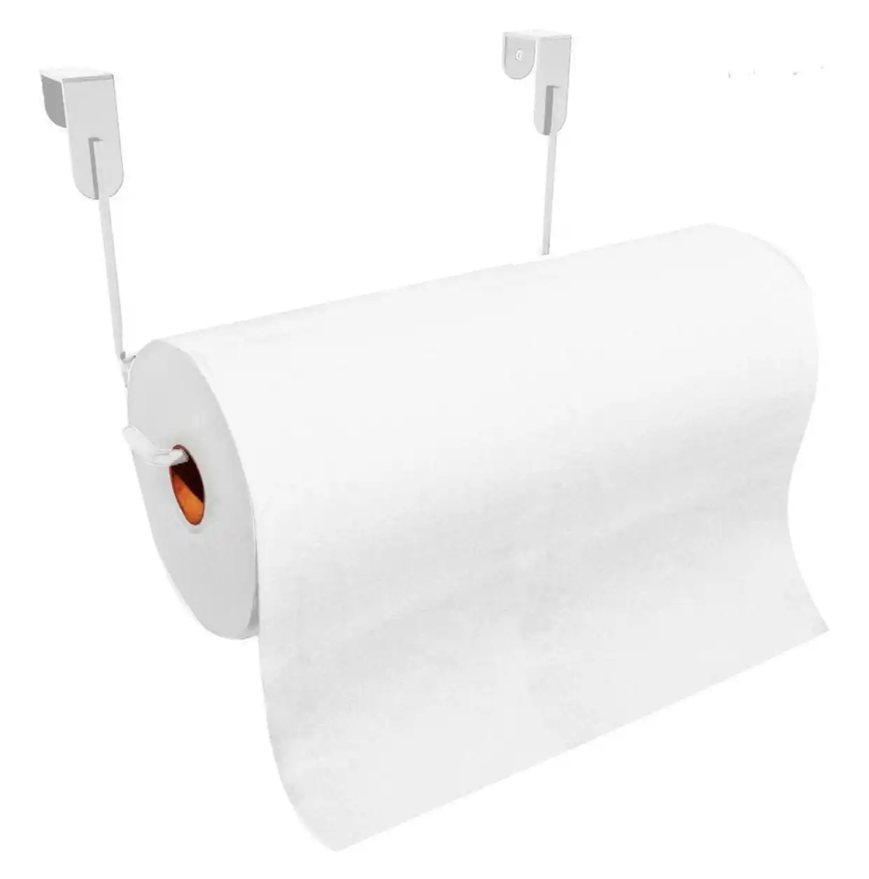 Suporte Papel Toalha Para Porta Preto - Imagem 2