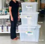 Pratic Box 150 Litros Com Rodas - Imagem 3