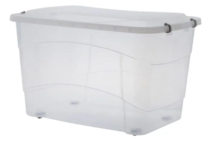 Pratic Box 150 Litros Com Rodas - Imagem 1