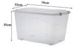 Pratic Box 150 Litros Com Rodas - Imagem 4