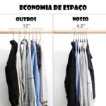 Cabide Veludo Ultra Fino Adulto Preto - Imagem 3