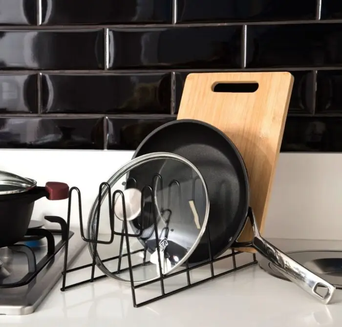 Organizador Aramado Para Tampas/Formas e Marinex Preto - Imagem 4